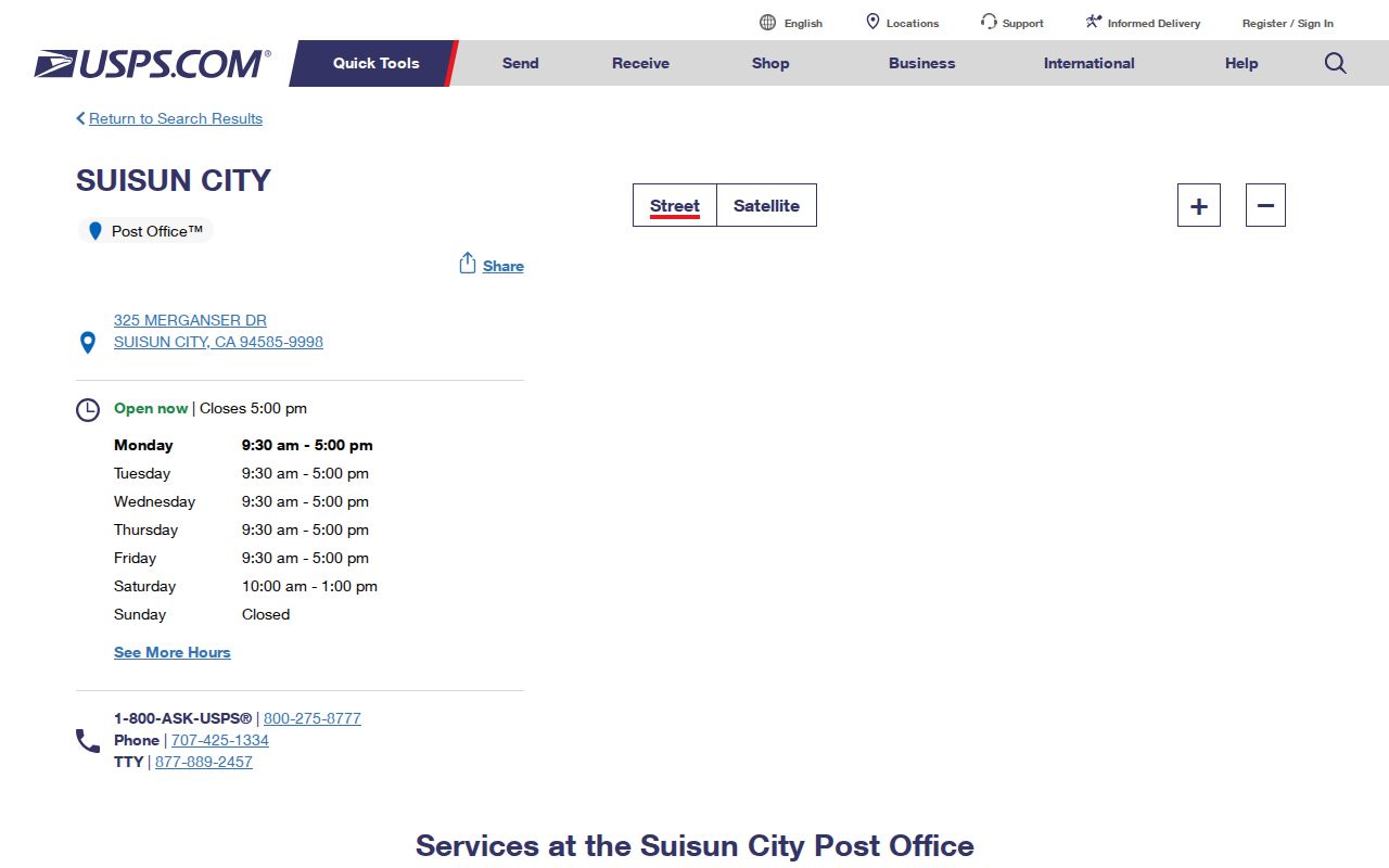 Suisun City ZIP code directory, Suisun City Post Office and 94585 details